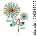Hippie Soul - Peace Flower Graphic 106845449