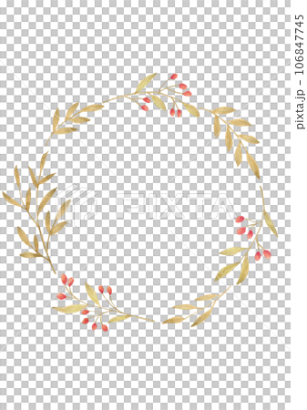 Illustration of autumn plants drawn with colored pencils. Illustration of autumn plants drawn with colored pencils. 106847745