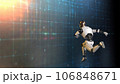 Data Sculptors, Robotic entities amid the swirling vortex of 3D rendered information, carving insights from the vast expanse of big data. 106848671
