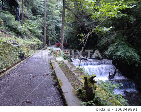 洒水の滝(しゃすいのたき)へ向かう歩道【神奈川県足柄上郡山北町平山】2023年8月撮影 洒水の滝(しゃすいのたき)へ向かう歩道【神奈川県足柄上郡山北町平山】2023年8月撮影 106849891