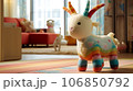 麒麟のぬいぐるみのある室内 106850792