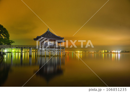 浮御堂の夜明け 106851235