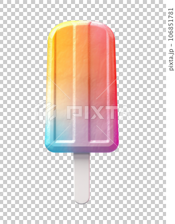 Colorful ice cream isolated Colorful ice cream isolated 106851781