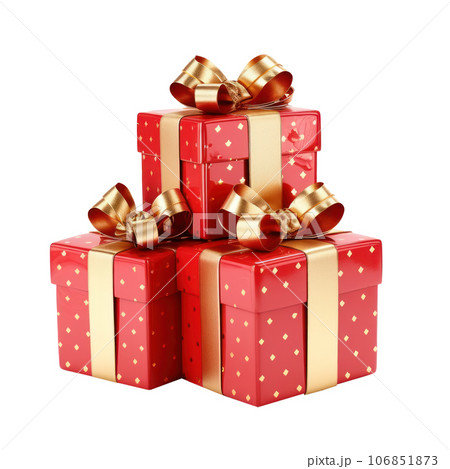 Christmas gift box isolated 106851873