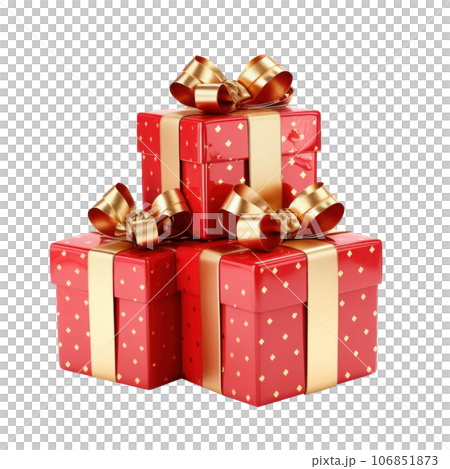 Christmas gift box isolated 106851873