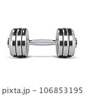 Dumbell isolated on white background 106853195
