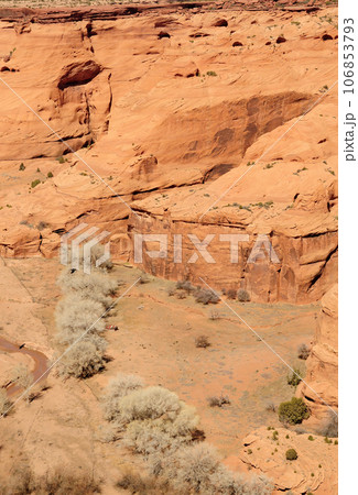 Surrounding Hills and Valley Canyon De Chelly Arizona Surrounding Hills and Valley Canyon De Chelly Arizona 106853793
