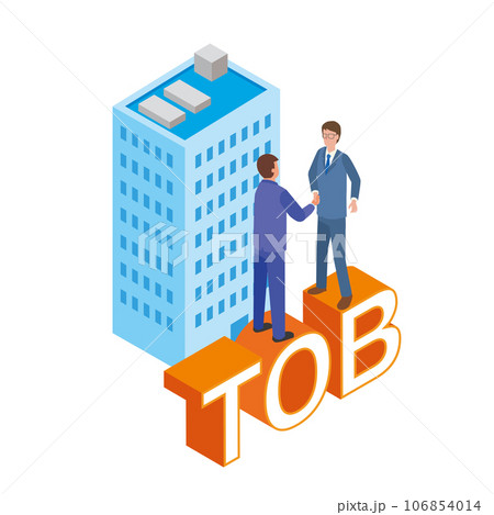 友好的TOBのイメージイラスト 友好的TOBのイメージイラスト 106854014