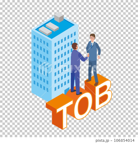 友好的TOBのイメージイラスト 友好的TOBのイメージイラスト 106854014