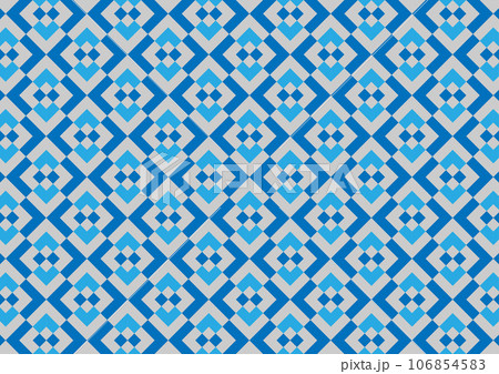 Blue mosaic abstract tile square geometric line pattern decoration background Blue mosaic abstract tile square geometric line pattern decoration background 106854583