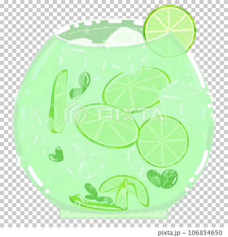 Ice lime soda Ice lime soda 106854650