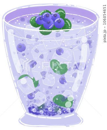 Ice Blueberries soda 106854651