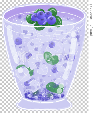 Ice Blueberries soda 106854651