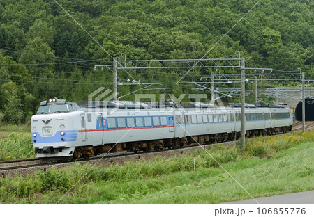 函館本線 礼文ー納内 JR北海道 781系 L5編成(札幌) ライラック 函館本線 礼文ー納内 JR北海道 781系 L5編成(札幌) ライラック 106855776