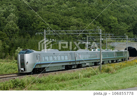 函館本線　礼文ー納内　JR北海道　789系1000番台　HL-1003編成（札幌）　スーパーカムイ 106855778