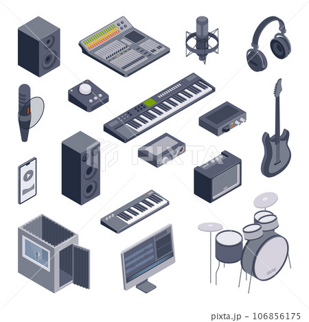 Music Studio Icon Set 106856175