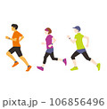 走る人たち 106856496