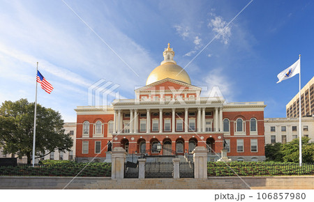 Massachusetts State House, Boston, Beacon Hill, Massachusetts, USA Massachusetts State House, Boston, Beacon Hill, Massachusetts, USA 106857980