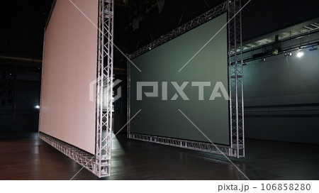 Stage projection screen. Stage projection screen. 106858280