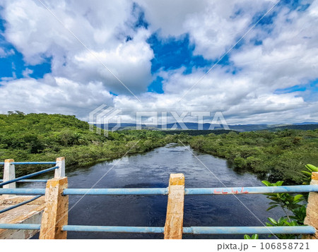 Canoe tour on the Pantanal Marimbus in Andarai, Bahia, Brazil, Chapada Diamantina 106858721