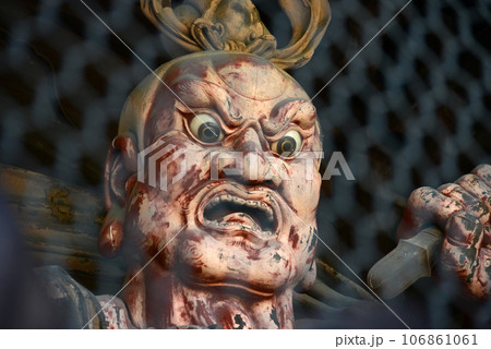 根来寺 仁王門の金剛力士像 和歌山県岩出市 根来寺 仁王門の金剛力士像 和歌山県岩出市 106861061