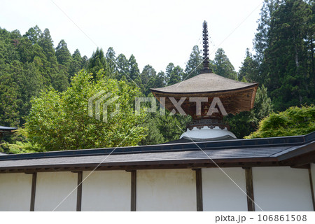 高野山金剛峯寺　金剛三昧院の多宝塔　和歌山県高野町 106861508