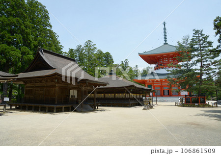 高野山金剛峯寺 壇上伽藍 和歌山県高野町 高野山金剛峯寺 壇上伽藍 和歌山県高野町 106861509