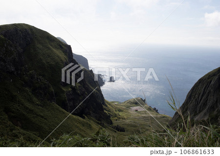 礼文島の猫岩 106861633