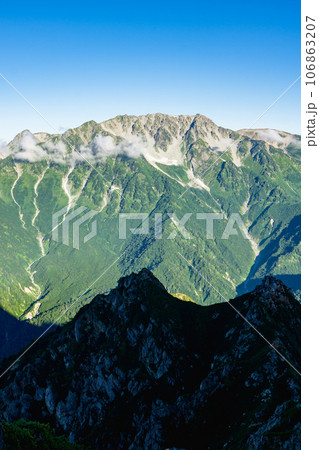 長野県の北アルプス針ノ木サーキット登山　立山連峰 106863207