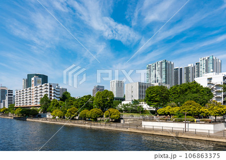 (東京都ー都市風景)初夏の天王洲周辺風景6 (東京都ー都市風景)初夏の天王洲周辺風景6 106863375