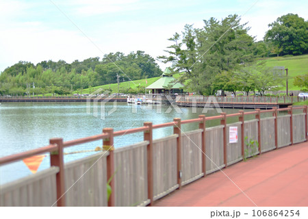 池のある風景 池のある風景 106864254