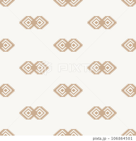 Minimal Southwestern Boho Navajo Seamless Pattern Minimal Southwestern Boho Navajo Seamless Pattern 106864501