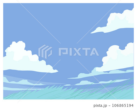空と雲草原 空と雲草原 106865194