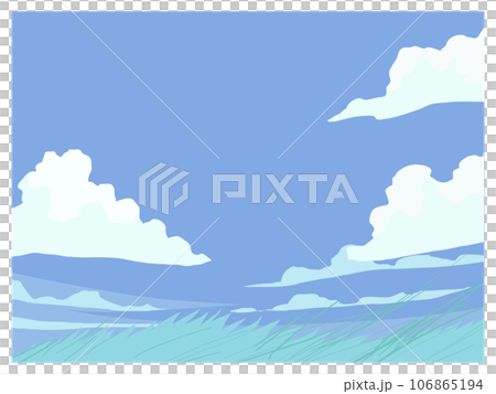 空と雲草原 空と雲草原 106865194