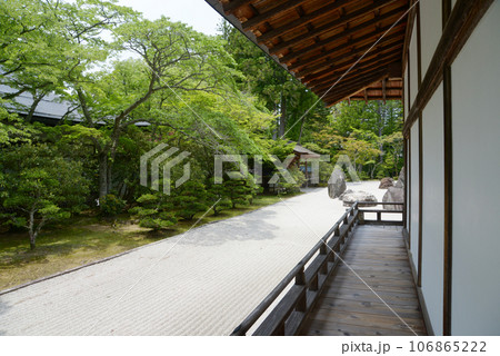 高野山金剛峯寺 別殿の回廊と庭園 和歌山県高野町 高野山金剛峯寺 別殿の回廊と庭園 和歌山県高野町 106865222