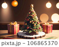ミニチュアのクリスマスツリー「AI生成画像」 106865370