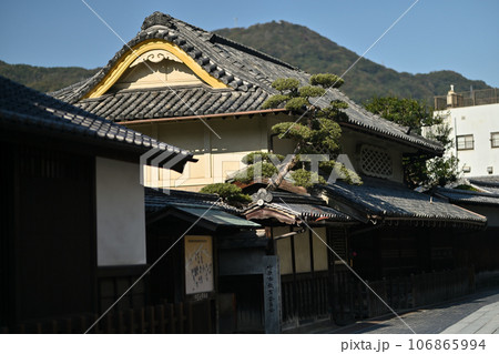 広島県竹原の古い町並み 106865994