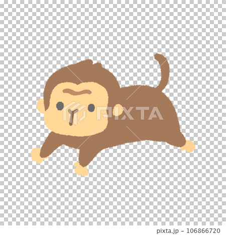可愛的猴子插畫素材 可愛的猴子插畫素材 106866720
