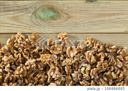 Close up of peeled walnuts Close up of peeled walnuts 106866885