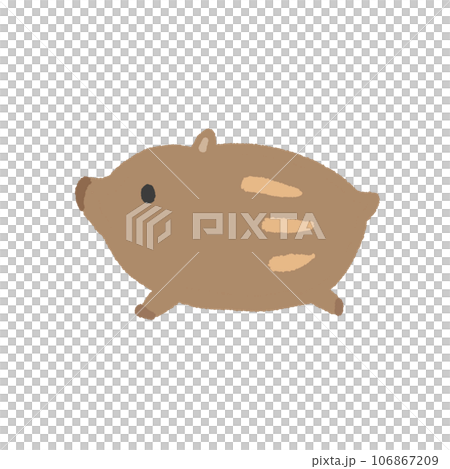 ウリ坊のかわいいイラスト素材 106867209