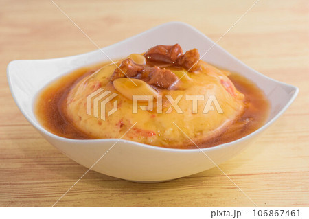 カニ玉豆腐あんかけ カニ玉豆腐あんかけ 106867461