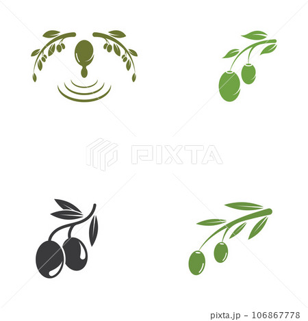 olive icon vector illustration design template olive icon vector illustration design template 106867778