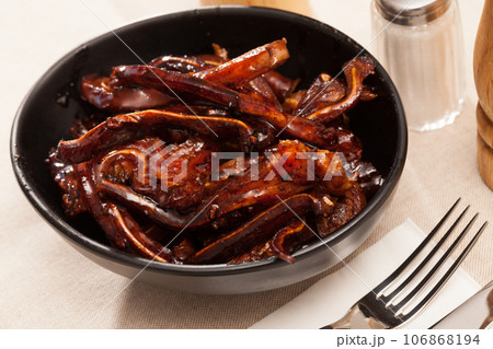 Appetizing Korean pork ears 106868194
