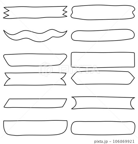 Ribbon simple design Ribbon simple design 106869921