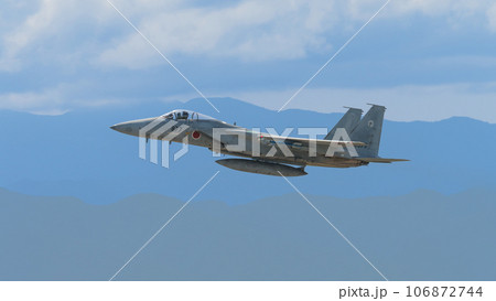 航空自衛隊第303飛行隊F-15Jイーグル低空飛行 航空自衛隊第303飛行隊F-15Jイーグル低空飛行 106872744