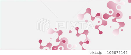 Abstract vector design with geometric connect molecule 106873142