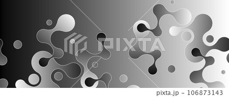 Abstract vector design with geometric connect Molecules creative graphic shapes Medicine and biology dna element 106873143