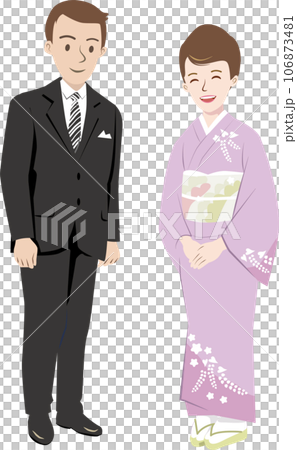 men and women in formal wear 106873481