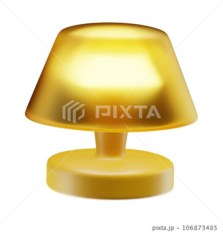 modern table lamp isolated on white background 106873485