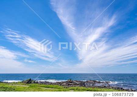 沓形岬公園 海岸 岩場 沓形岬公園 海岸 岩場 106873729